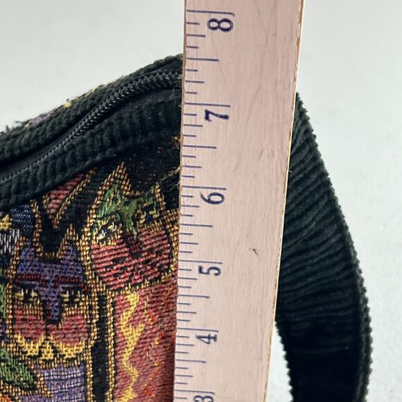 Vintage Laurel Burch Tapestry Shoulder Bag Purse Adjustable Buckle Strap Y2K - Picture 9 of 11